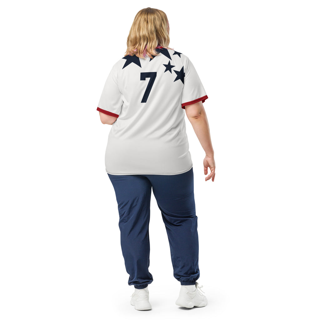 all-over-print-recycled-unisex-sports-jersey-USA-star-edition-soccer-jersey-_7-navy-base-with-red-and-white-diagonal-strike-premium-national-team-jersey_female-model-back-view