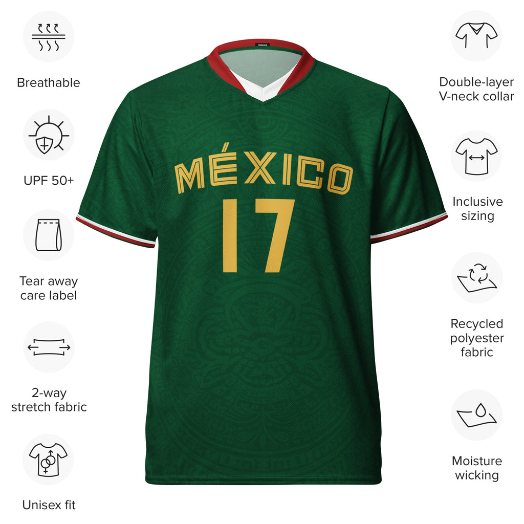 all-over-print-recycled-unisex-sports-jersey-#-17-Mexico-Heritage-Verde-edition-soccer-jersey-#-navy-base-with-red-and-white-diagonal-strike-premium-national-team-fanwear-front-view
