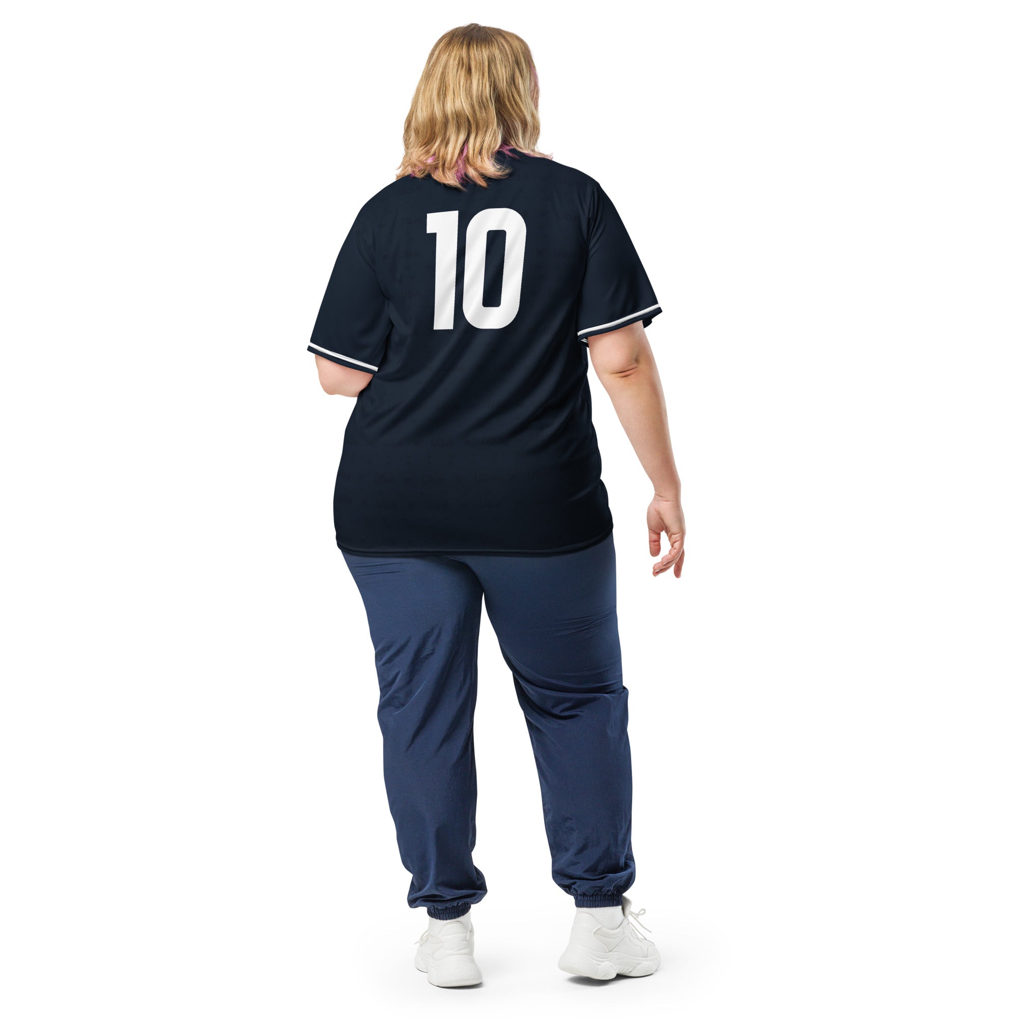 all-over-print-recycled-unisex-sports-jersey-_10-USA-Midnight-Strike-soccer-jersey-navy-base-with-red-and-white-diagonal-strike-premium-national-team-jersey_female-model-back-view