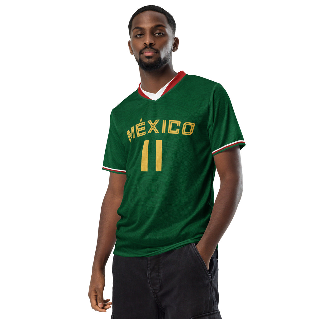 all-over-print-recycled-unisex-sports-jersey-_11-Mexico-Heritage-Verde-edition-soccer-jersey-_-navy-base-with-red-and-white-diagonal-strike-premium-national-team-fanwear-male-front-male-model-view