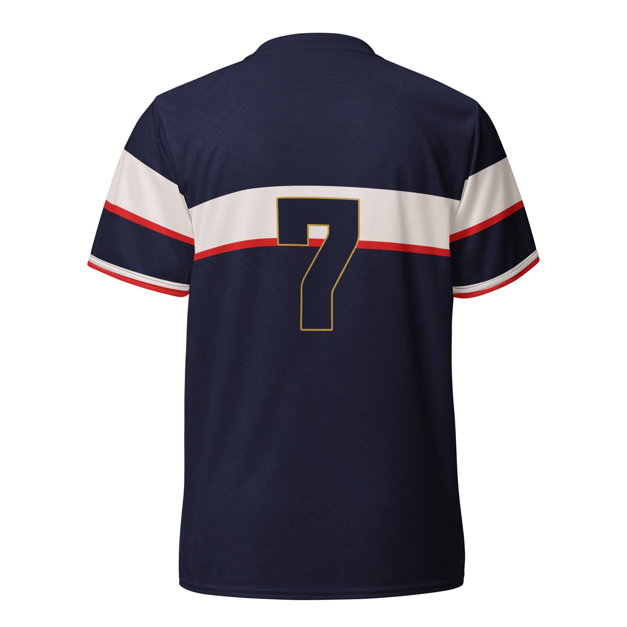 all-over-print-recycled-unisex-sports-jersey-France-Bleu-Majesté-edition-soccer-jersey-royal-blue-base-with-white-chest-band-and-gold-FRANCE-branding-premium-national-team-fanwear-back-view