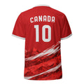 all-over-print-recycled-unisex-sports-jersey-#10-Canada-Northern-Pulse-edition-soccer-jersey-#-red-base-with- with-maple-leaf-and-mountain-graphics-premium-national-team-fanwear-back-view