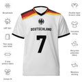all-over-print-recycled-unisex-sports-jersey-Germany Horizon-edition-soccer-jersey-black-sleeves-with-tricolor-brushstroke-band-and-gold red black-trim-pattern-premium-national-team-fanwear-front-view