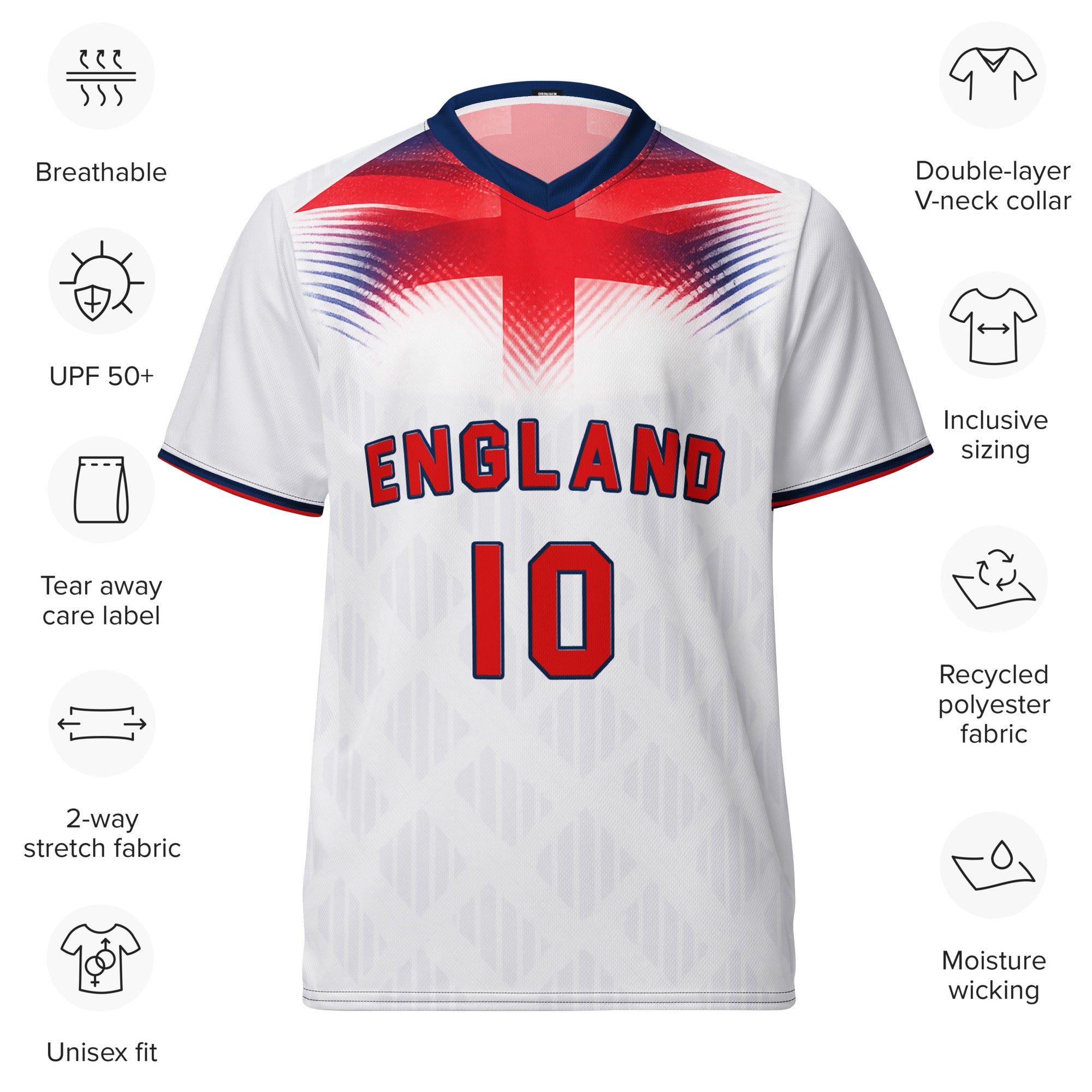 all-over-print-recycled-unisex-sports-jersey-#10-England-Lionheart-edition-soccer-jersey vibrant-yellow-with-blue-diagonal-strike-and-geometric-pattern-premium-national-team-fanwear-front-view