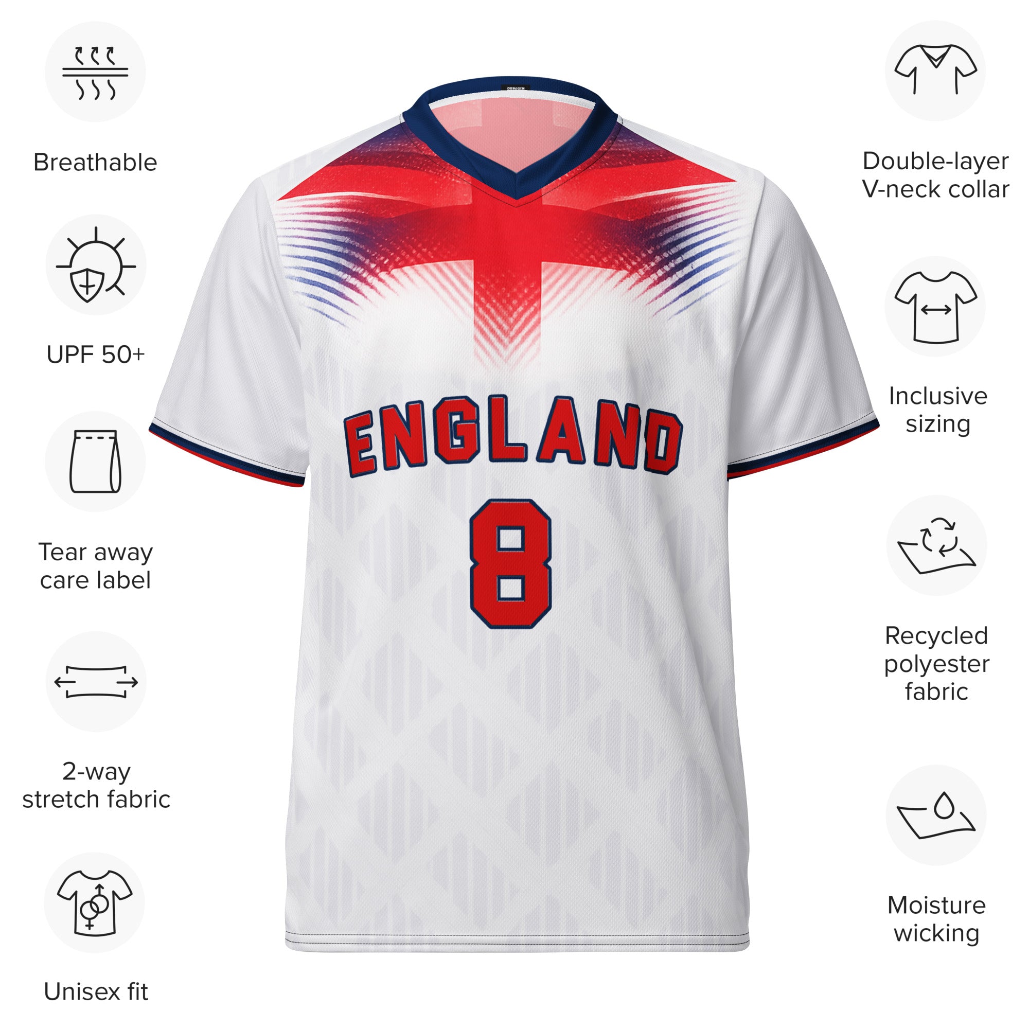 all-over-print-recycled-unisex-sports-jersey-#8-England-Lionheart-edition-soccer-jersey vibrant-yellow-with-blue-diagonal-strike-and-geometric-pattern-premium-national-team-fanwear-front-view