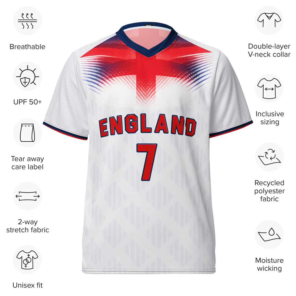 all-over-print-recycled-unisex-sports-jersey-#7-England-Lionheart-edition-soccer-jersey vibrant-yellow-with-blue-diagonal-strike-and-geometric-pattern-premium-national-team-fanwear-front-view