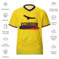 all-over-print-recycled-unisex-sports-jersey-Ecuador-Condor-soccer-jersey-yellow-base-with-mountain-silhouette-and-navy red-accents-premium-national-team-fanwear-front-view